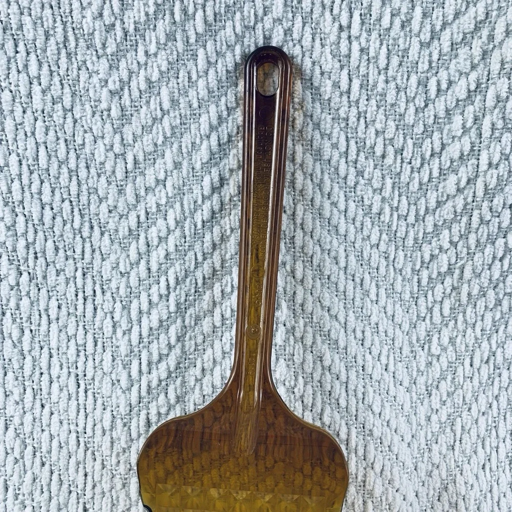 Vintage Ultratemp Amber Pie Cake Server #2119 Serrated Robinson Knife Co‎ USA